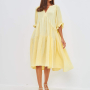Платье Лимончелла муслин желтый
