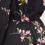 Платье Esthetic Code z-0155 черный шелк с цветами