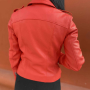 Куртка кожаная 2001 красная Эмора