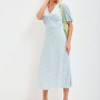 Платье Esthetic Code Monica Голубое с цветочным принтом